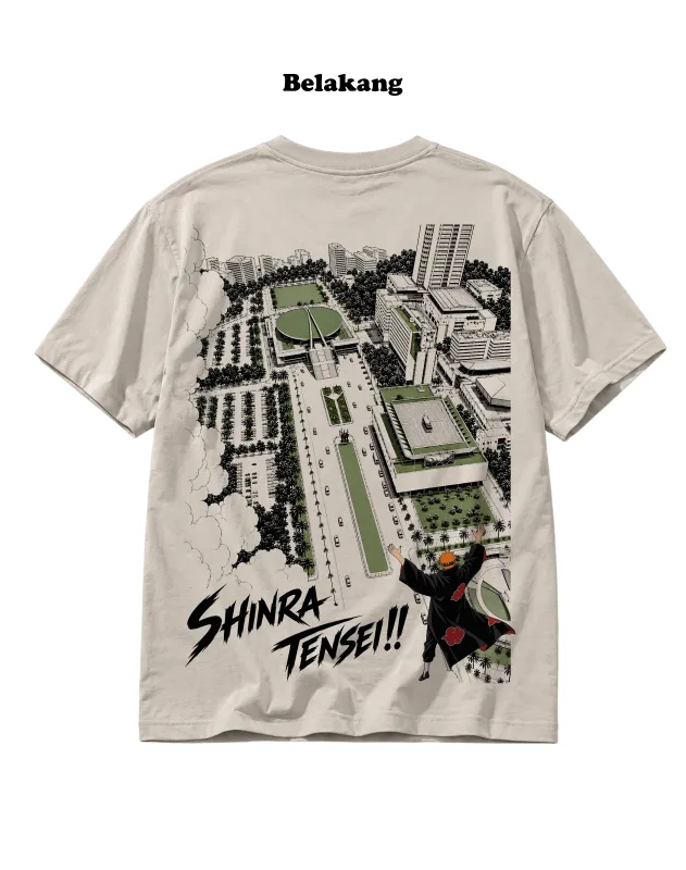 Shinra Tensei tampak belakang